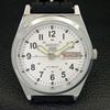 REFURBISHED JAPAN SEIKO 5 AUTOMATIC 6309A MENS WHITE DIAL WATCH a427300-2 QRL-a427300