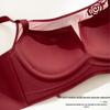 Rose Rendezvous: Red Seamless Push-Up Bra for Comfort and Enhancement