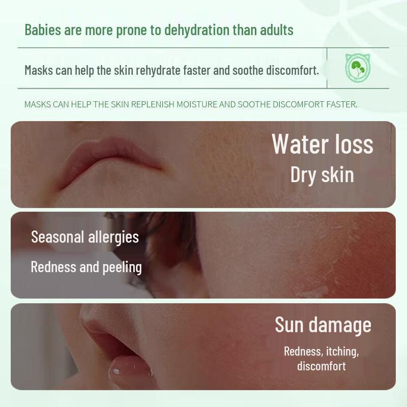 BAILUHUI Kids Hydrating & Sun Repair Face Mask