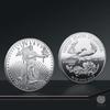Freiheitsstatue Souvenir-Münzsammlung Metall Dreidimensionales Relief Gedenkmedaille Emblem