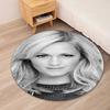 Helene Fischer Printed Round Rug Carpet Chair Rug Area Rug Entryway Doormats,for Office Chair Living Room Bedroom Kitchen Room.