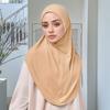 Adjustable Arab Lady Headscarf Breathable Hijab Head Wrap High-End Eid Al-Fitr Long Turban  Ethnic