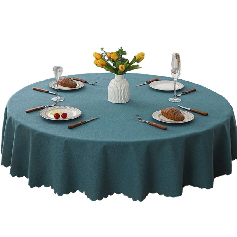 Elegant Linens Style Table Cover Water Repellents Stains Resistant and Washable Table Cloth for Event Home Offices