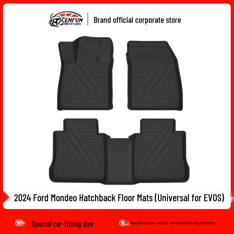 Covorașe de podea TPE pentru Ford Mondeo 2024 Hatchback - Inodore, Ecologice, Rezistente la uzură Mocheta Galaxy