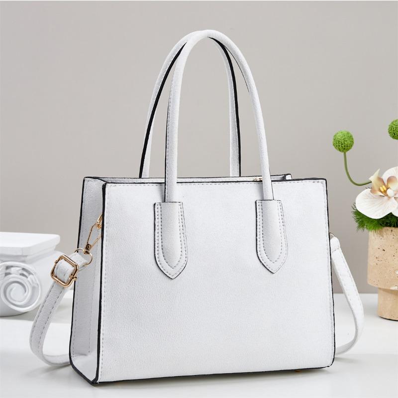 

Women s bag new large-capacity mother bag fashionable solid color thin portable shoulder messenger bag чистый белый