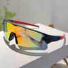 Y2k Sports Goggle Men  New Semi Rimless Mirror Outdoor Cycling Sunglasses Wrapped Round Windproof Shades for Fishing