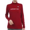 Admiral Golf ADLA472 Women's Classic Soft Touch Long Sleeve Turtleneck Shirt, Red