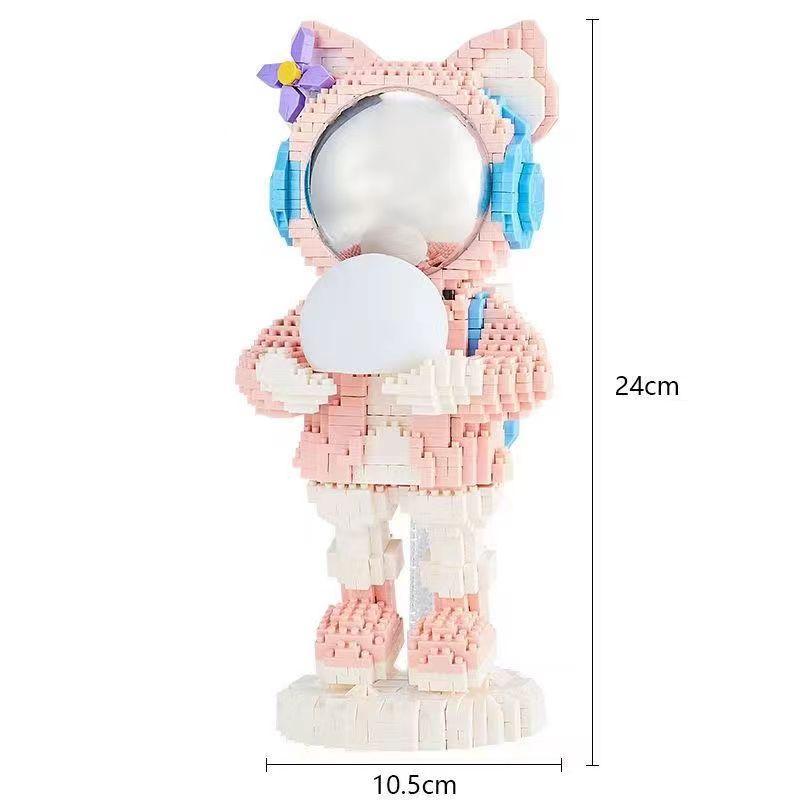 Collection Astronaut Building Blocks Micro Mini Diamond Bricks Toys Birthday Gifts for Girl Boy Childrens
