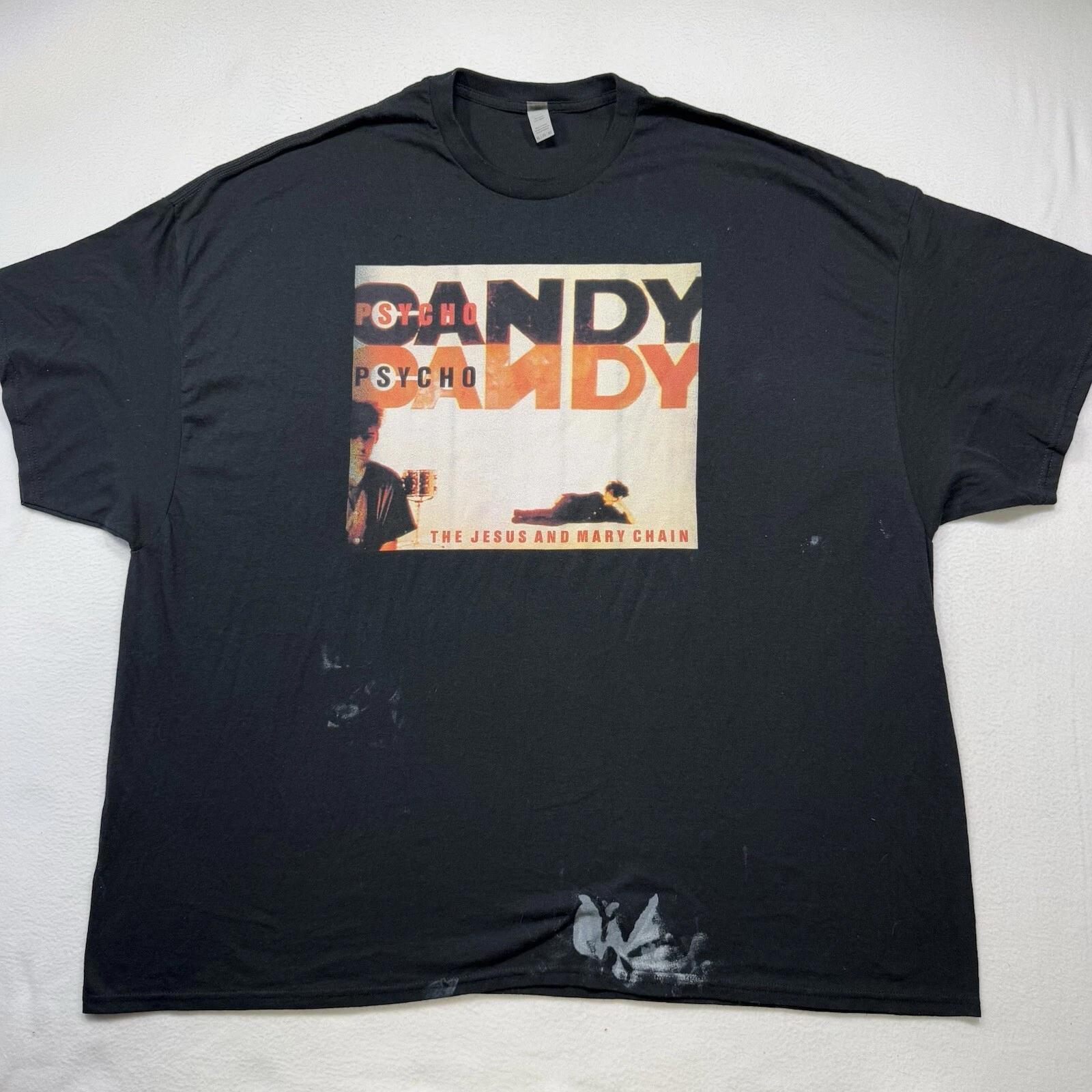 

Футболка The Jesus and Mary Chain Psycho Candy 5XL Cure New Order Потертая VTG 4XL