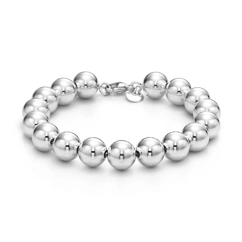 TIFFANY &CO vienkāršas apaļas pērles 925