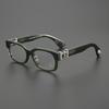 Unisex Square Large Frame Eyeglasses Myopia Blue Light Blocking