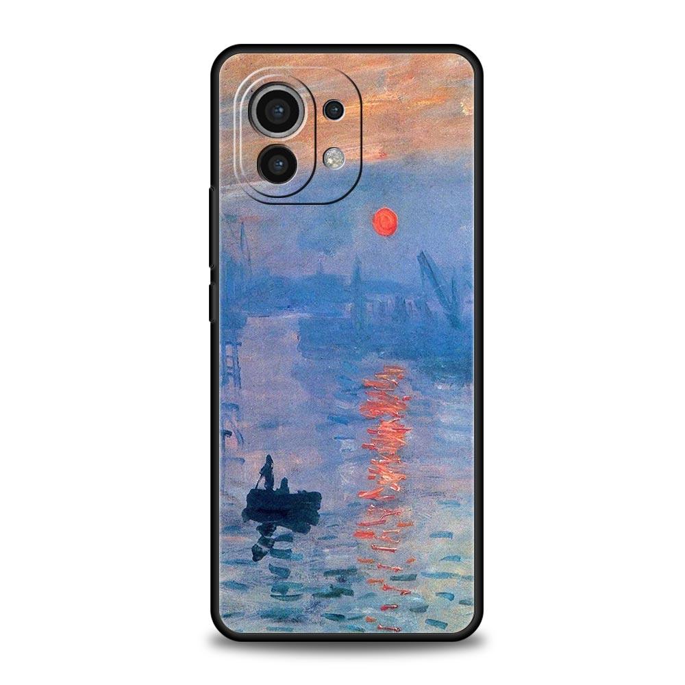 Case For Xiaomi Mi 15 14 13 12 11 Lite 14T 13T 12T 11T Pro Poco X7 X6 X5 X3 Pro F6 F5 F4 Cover Claude Monet Garden Paint Art