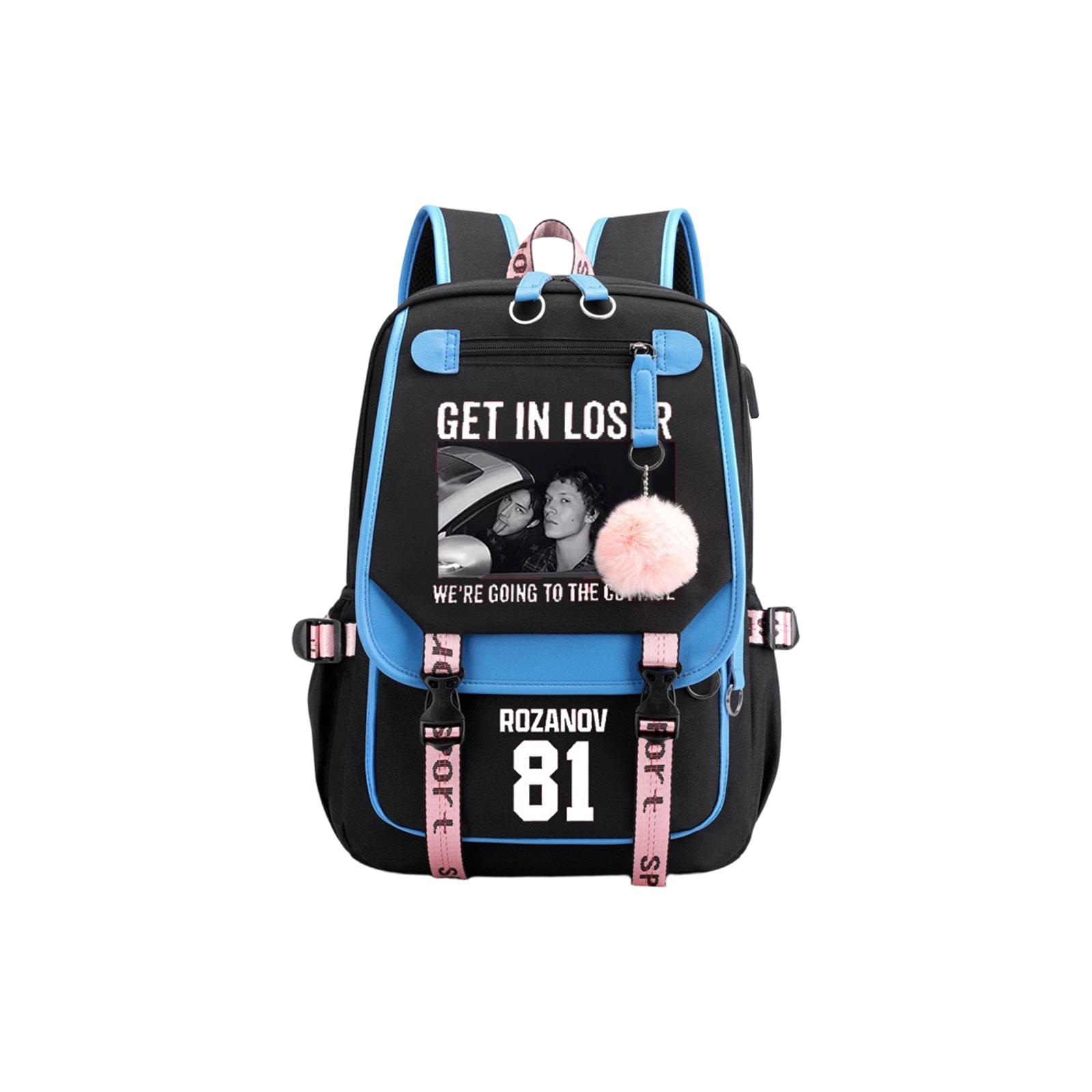 Large-capacity Campus Schoolbag, Outdoor Double-shoulder Backpack, Computer Bag One Size