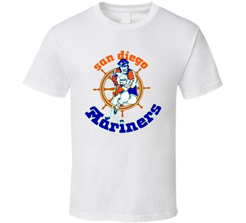 San Diego Mariners Wha Hockey Unisex T-Shirt XL