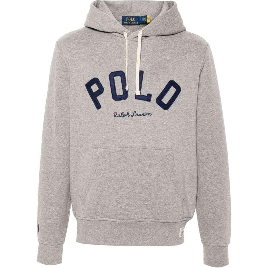 

Polo Ralph Lauren SS24 Letter Logo Drawstring Hooded Loose Sweatshirt Men sweatshirt Light-Gray 710952040-003 M