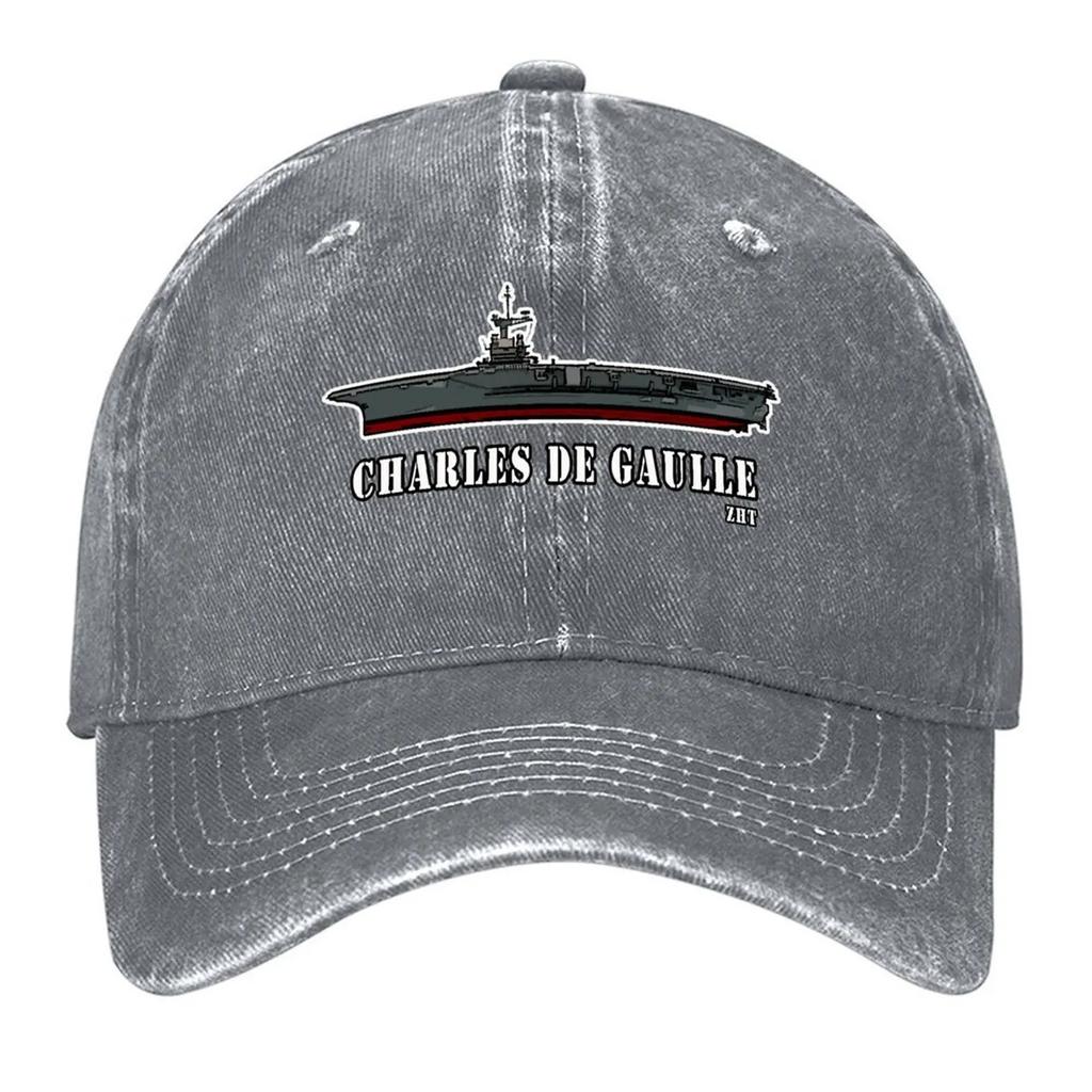 Charles de Gaulle aircraft carrier Baseball Cap golf hat genuine Golf Hat fishing caps Unisex Vintage Unisex Caps Womens