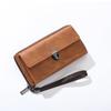New Style PU Leather Men's Wallet Multi-card Slots High Capacity ID Card Holder Zipper Causal Purses Daily Use