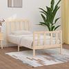 VidaXL Bed Frames Solid Wood 90x190 Cm Single 3105190