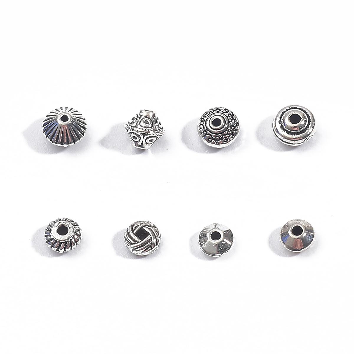 SUNNYCLUE 120 Perline Distanziali A Forma Di Ala D'Angelo – Argento Antico In Lega, Stile Tibetano Vintage Per Creazioni Gioielli Fai Da Te, Orecchini, Collane, Forniture Artigianali