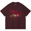 230 Gsm 100% Cotton Heavy Metal T-Shirt  Rock Band Popular Music Print Unisex Heavy Cotton T Shirt