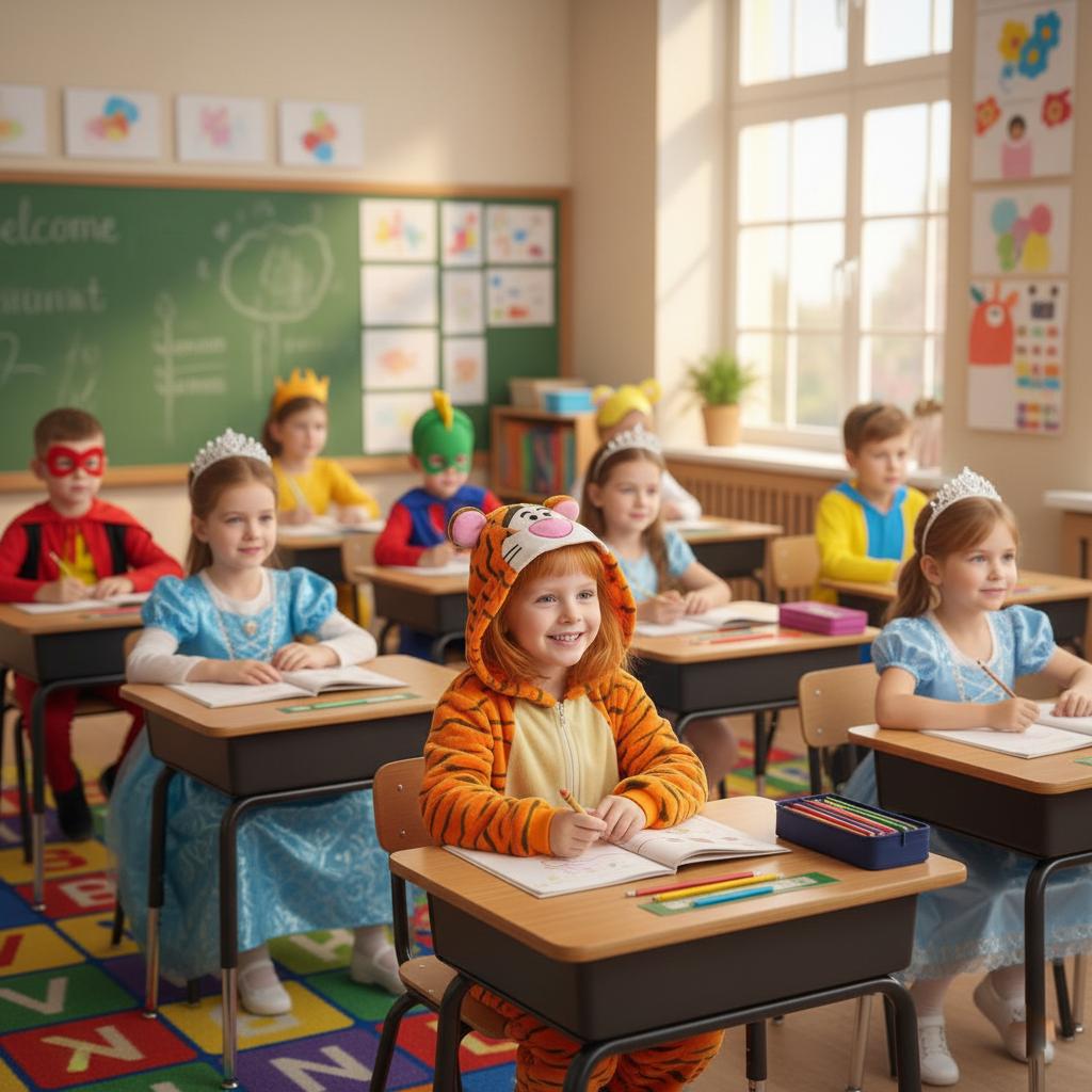 Onesie kinderen 038pcN tijger - 98-104