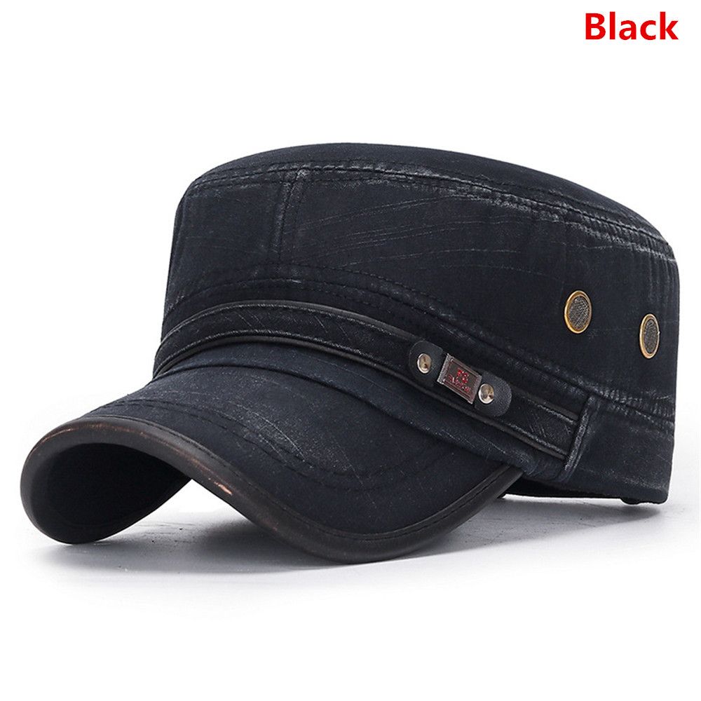 Casual Adjustable Cotton Baseball Cap Cadet Hat Peaked Cap Sun Cap