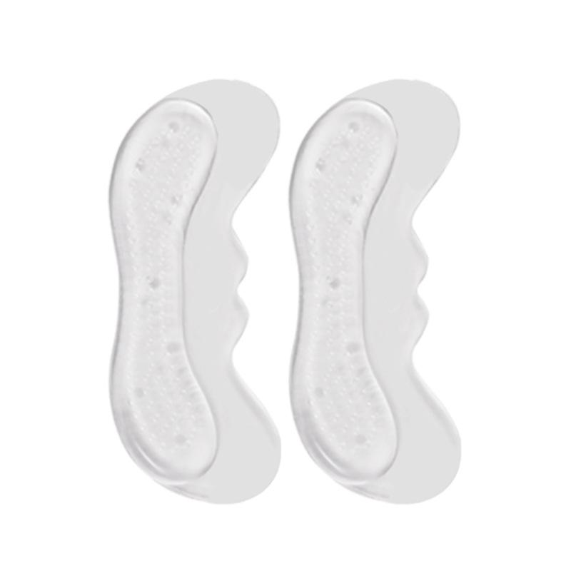 GEL Heel Stickers: Soft, Anti-Wear, Anti-Slip, Invisible Cushion with Massage and Shock Absorption for High Heels.