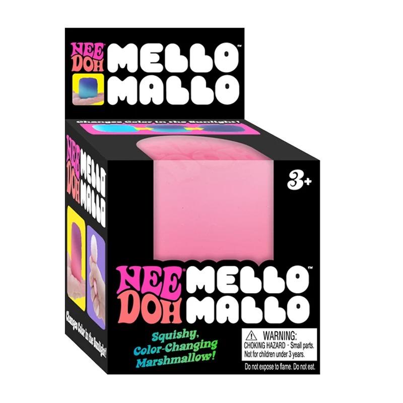 NeeDoh Mello Mallo UV Reactief Squishy - Kleurveranderend Niet-Toxisch Stressverlichtend Speelgoed