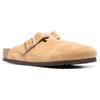 Birkenstock Boston Suede Leather Latte Cream Men Sneakers 1026181