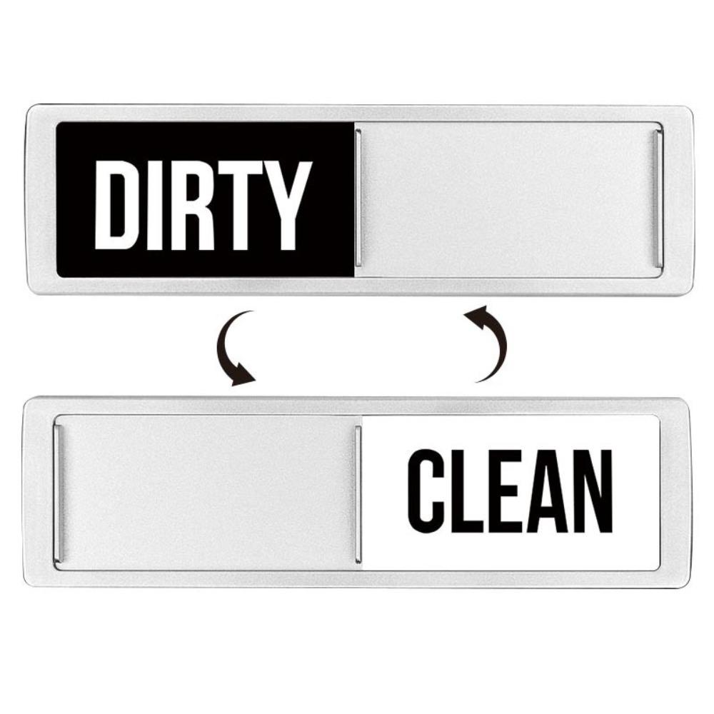 Room Decoration Acrylic Dishwasher Cleaning Sign Slide Shutter Design Easy To Read Room Cleaning Tips Cleaning Tips Kitchen Use