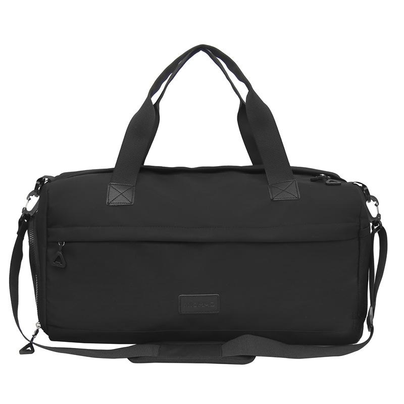 

Sports and Leisure Fitness Bag Outdoor Wet and Dry Separation Yoga Bag Simple Large Capacity Hand-held Trolley Travel Bag чёрный