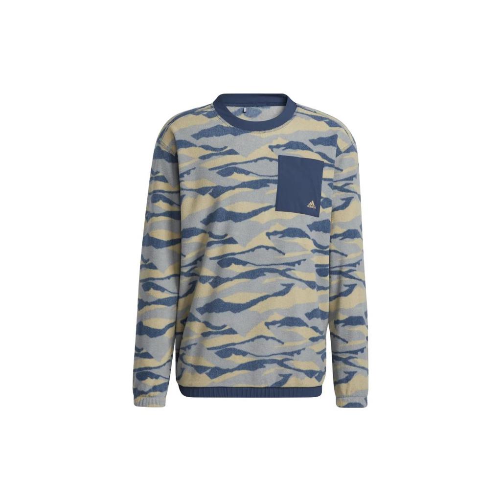 Adidas Sweatshirts Men's Multicolor Crew Neck Moderate Regular HF6525