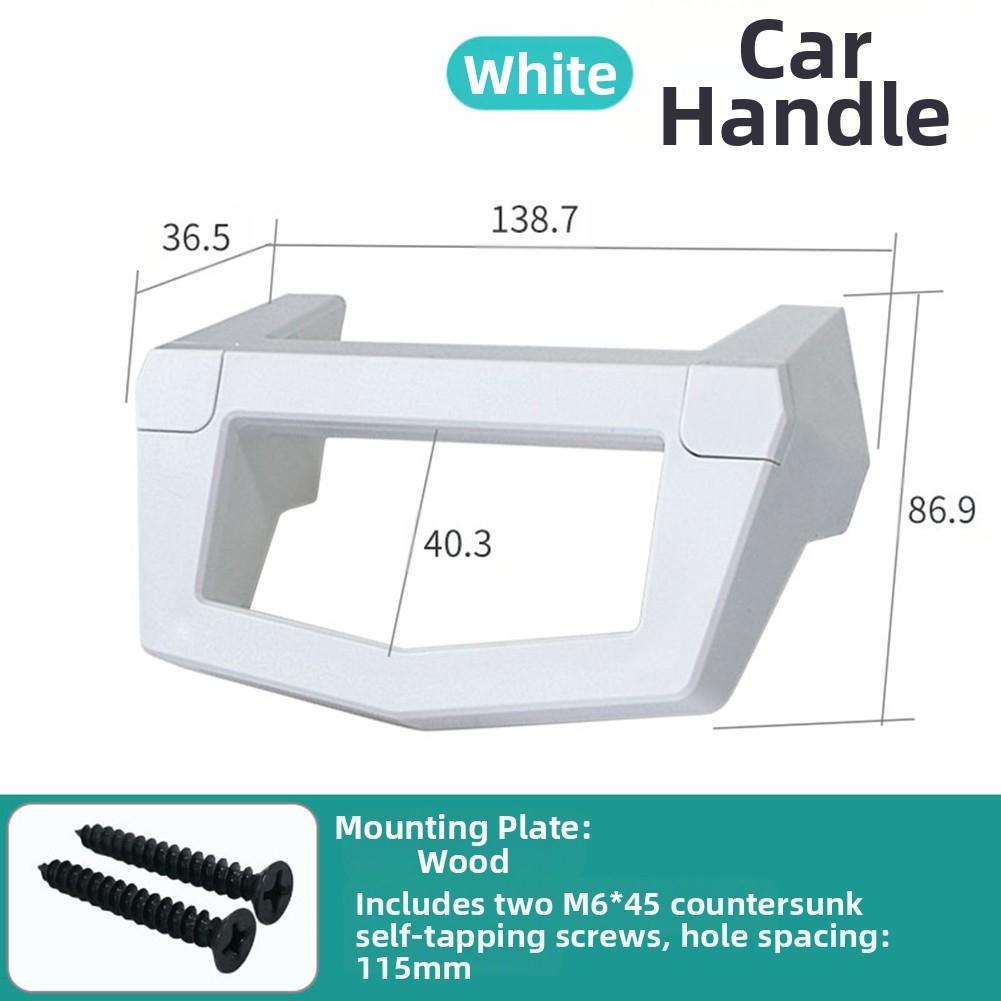 Pickup Truck Luggage Tie Down Rope Bracket Handle with Nylon Material and Self Tapping Screws for Mobile Equipment