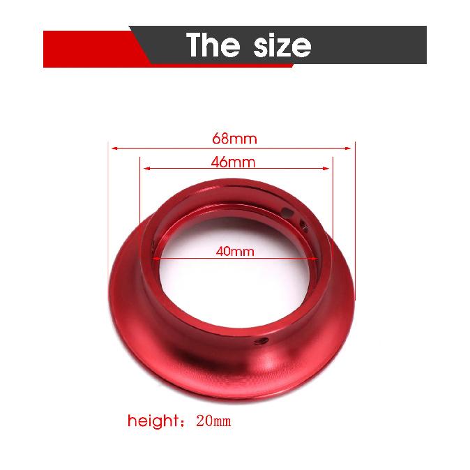 Sclmotos Motorcycle Carburetor 38M 42MM Air Filter Cup Carburetor Air Funnel Velocity Stack Horn Cup For Dellort PHBH PHBL