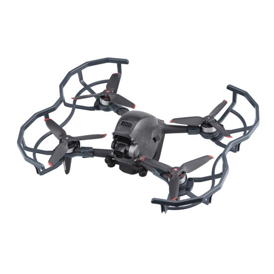 1 Set Propeller Protective Cover Anti-scratch Drone Parts PC Portable Blade Guard for DJI FPV