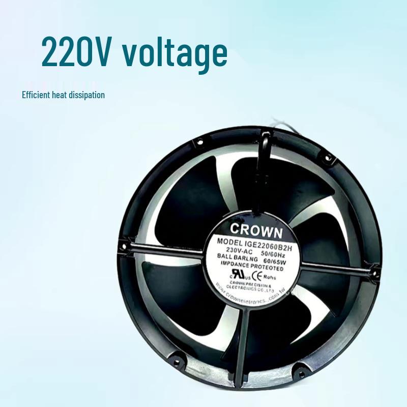 Brand New CROWN AC220V Cooling Fan IGE20060B2H for Cabinet Electrical Box 18060
