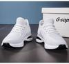 Men's Flyknit Height-Increasing Running Shoes - Breathable Mesh, Thick Sole, Low-Top, Spring/Summer Casual Sportswear.