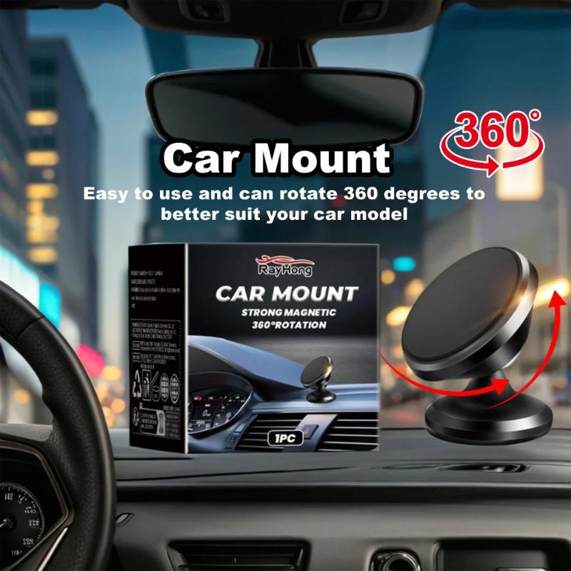 Multi Functional 360 Degree Arbitrary Rotation Universal Bracket for Car Dashboard Navigation Fixed Magnetic Phone Holder