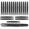 20Pcs Tweezers AntiStatic Carbon Fiber for Phone Watch Electronic Repairing Tools 93307