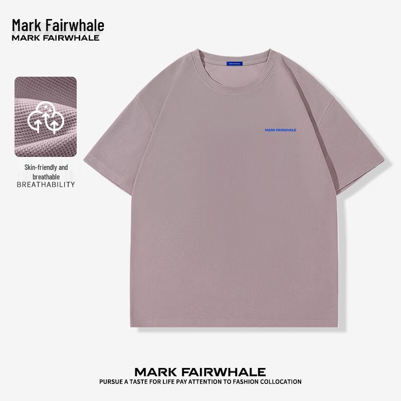 Mark Fairwhale Men s Waffle Knit Loose Fit T-Shirt 4XL