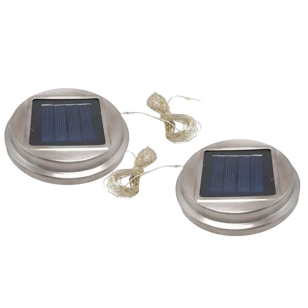 Portable Solar 30LED Fairy Light Mason Jar Bottle Lid String Light Outdoor Waterproof Lantern Christmas Decoration Pendant Lamp