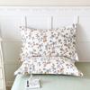 100% Cotton Pillowcase Customizable Flowers Cartoon Design Bedding Pillowcase Adult Bedroom Home Decor Custom Size Cushion Cover