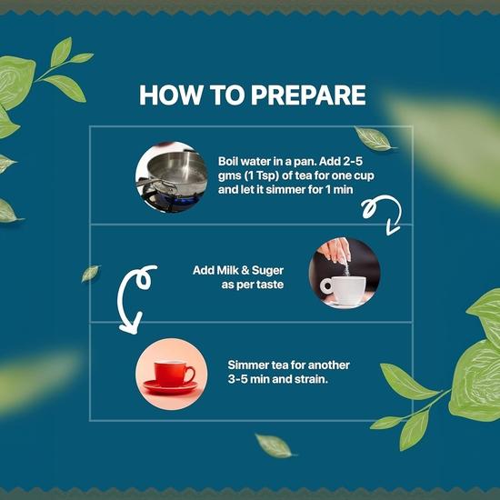 Chaizup Premium CTC Elaichi Tea – 250g | Loose Leaf Cardamom Chai | Boosts Immunity & Metabolism | Natural Stress Relief | 100% Pure & Aromatic Blend