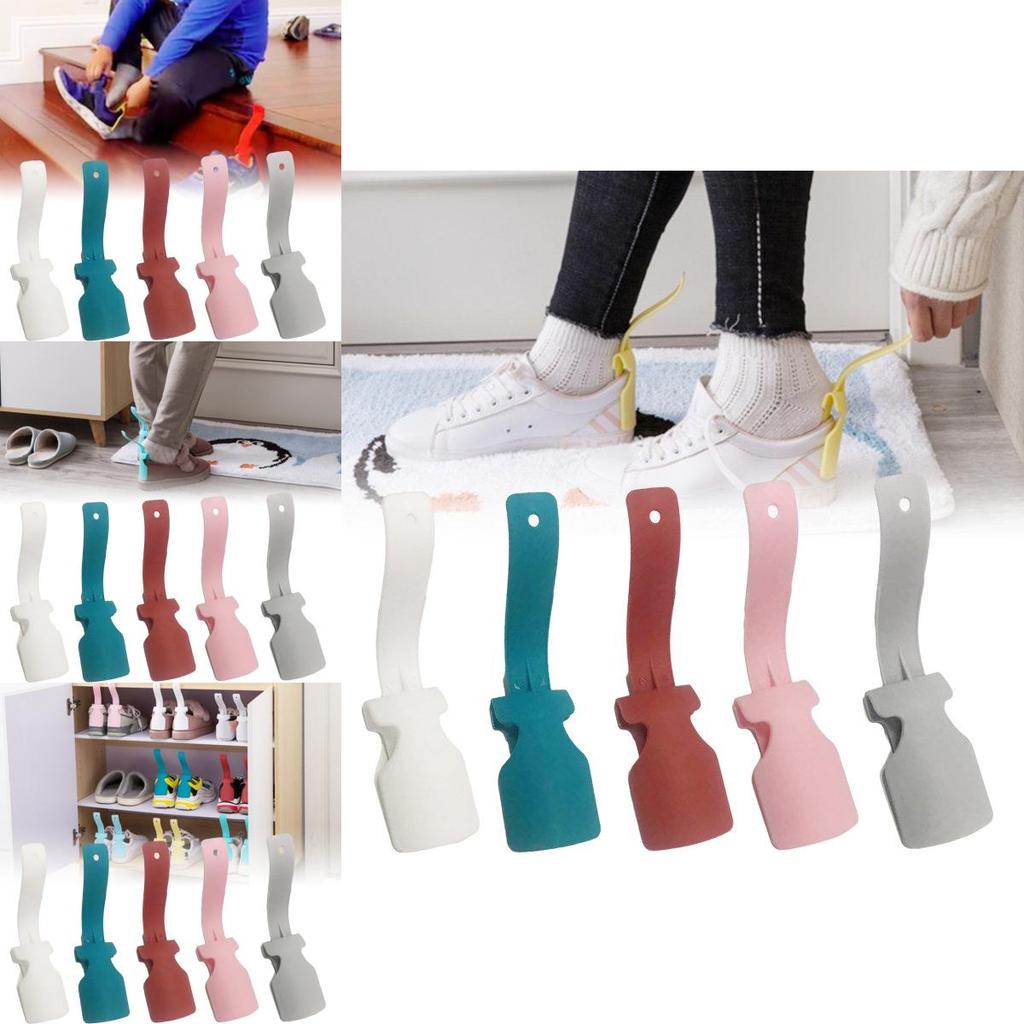 Innovative Lazy Shoe Helper Tool Comfortable Easy Slip-on Boot Puller In Various Colors