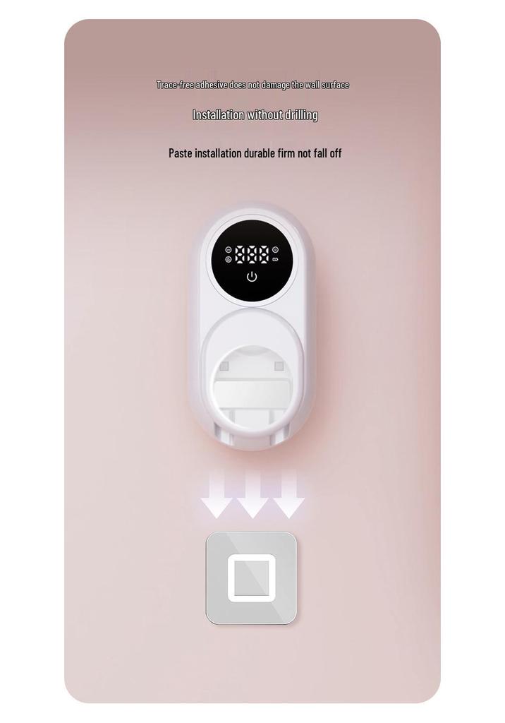 UV Toothbrush Sterilizer with Electric Drying and Punch-Free Storage for Single/Double Users