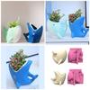 Silicone Casting Mould Succulent Planter Moulds Whale Shape Concrete Vase Molds Suitable for Resin Pen Holder Creation