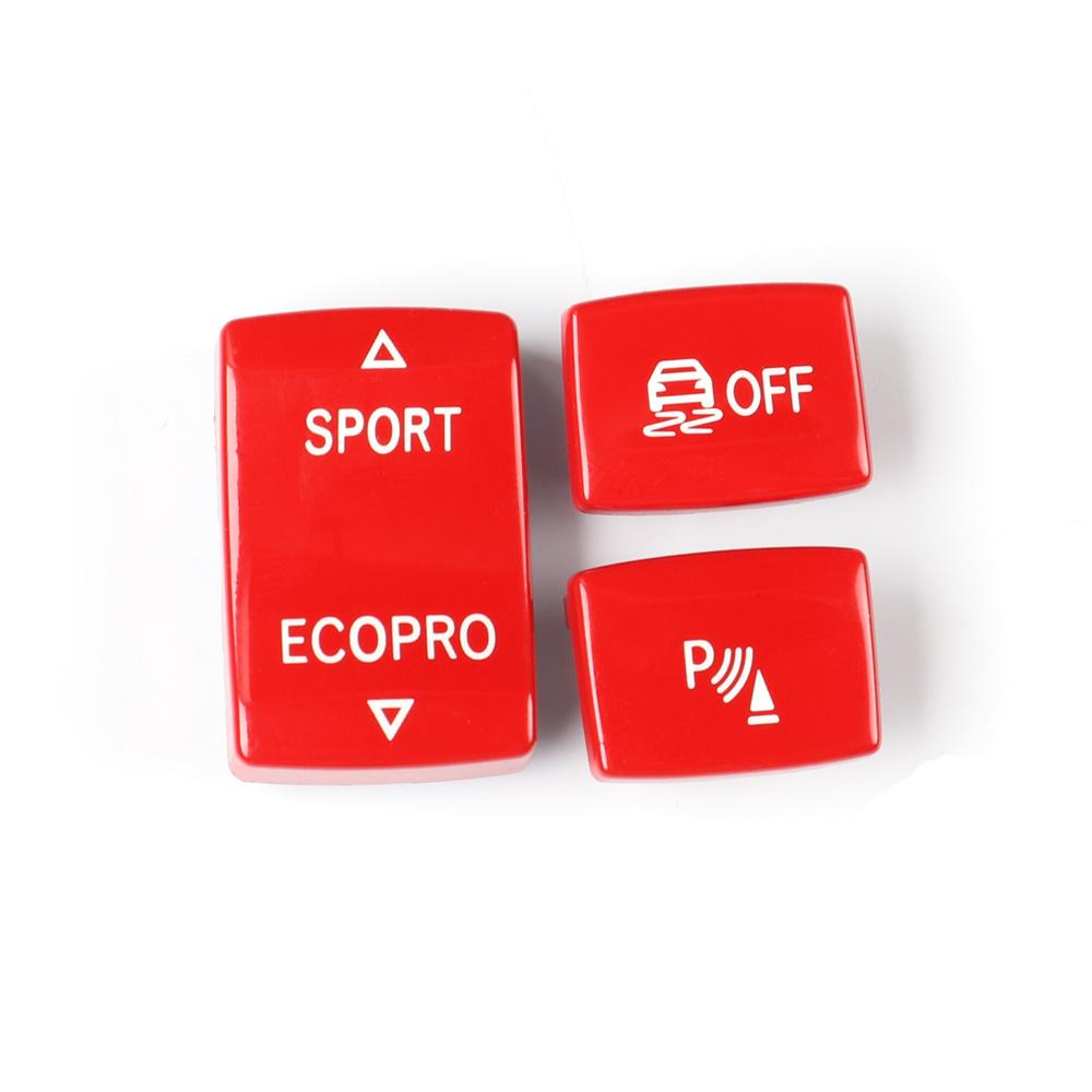 For BMW 2 3 4 Series F20-23 F30-F34 Red Center Concole Drive Mode Switch Buttons