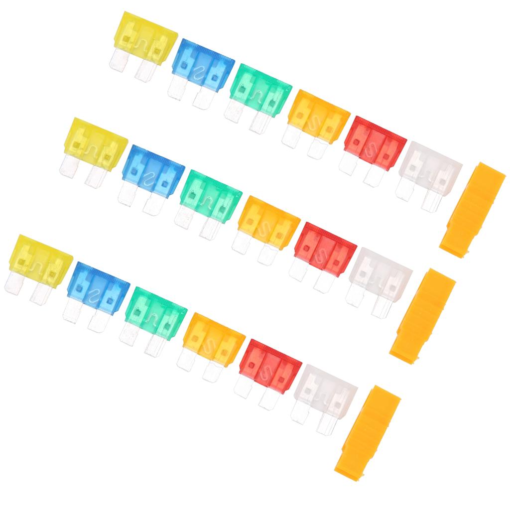 121Pcs Car Blade Fuse Set Medium Insulation Automotive Parts Boxed 51015202530Amp