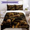 Ronaldo's Golden Legend: Ronaldo's Legacy Bedding Set, Breathable Duvet Cover with Pillowcases, Soft Bed Linen for Bedroom Home Decoration, Perfect Fe