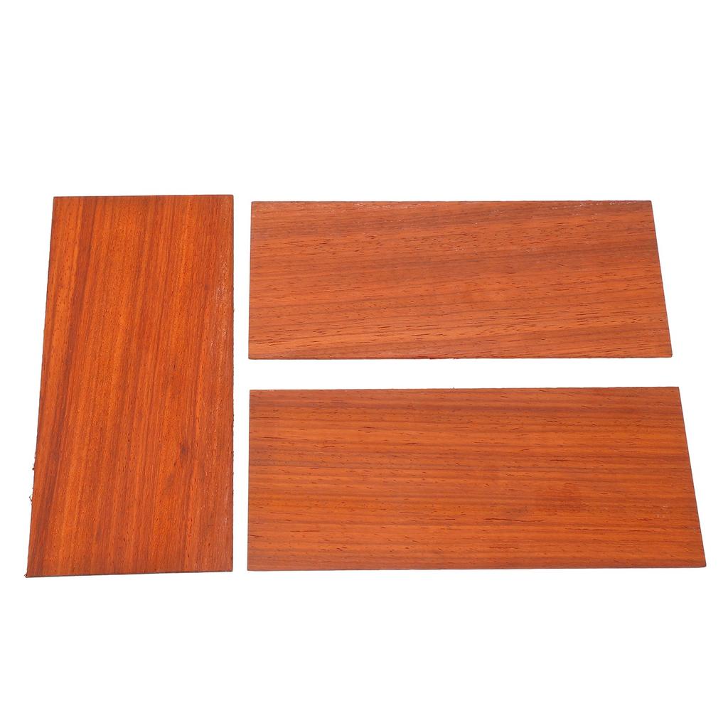 3Pcs Guitar Veneer Sheet Wood Grain Mahogany Guitar Veneer Plate Accessory for Decoration